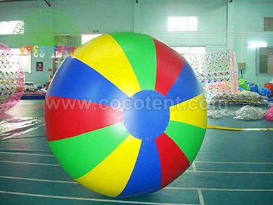 Stripe color Multi-color Inflatable Round Helium Balloon Rainbow iridescence beach ball