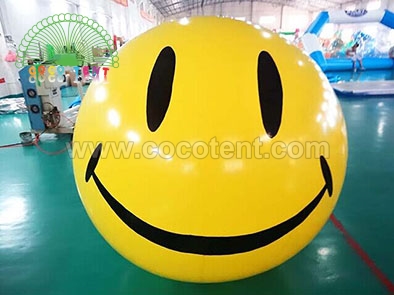 Hot sale inflatable smiley faces balloon custom sphere helium balloon