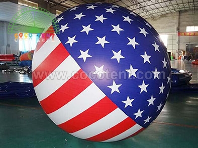 USA Flag Inflatable Giant Helium Balloon Custom flag helium parade balloon