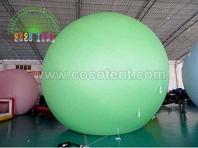 2M Giant Inflatable Green Blank Balloon Solid Color Helium Balloon