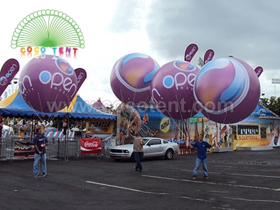 Open Mobile Inflatable Helium Balloons Event Balloon Promotion Balloon