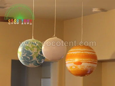 Planet Balloons Uranus Moon Jupiter Earth Mars Globe Inflatable Balloon For Hang Decor