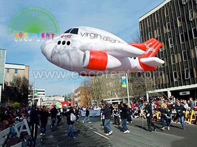 New Inflatable PVC Blimp Airship Airplane Helium Balloon Advertising Inflatables