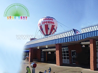 Inflatable RoofTop Balloon Hot Air Balloon Giant Ground Balloon For Advertising