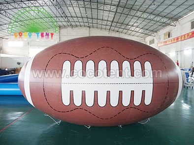 Inflatable rugby sports helium balloon Football ballon for parade or event