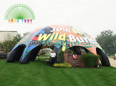 Custom Printed Inflatable Spider Tents