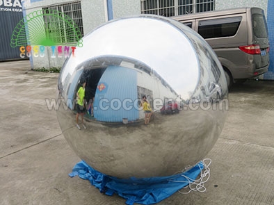 1.5m Inflatable Silver Mirror Balls With Factory Price