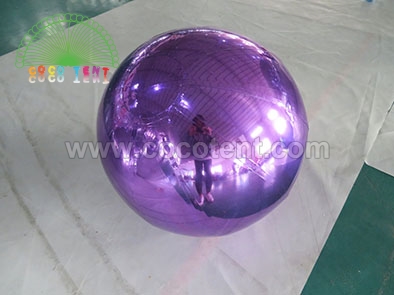 0.6M Inflatable small purple colorful mirror balls for event party decoration