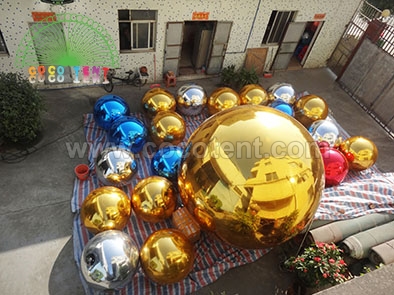 Wholesale price inflatable colorful decoration mirror balloon