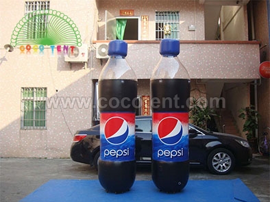 Inflatable Pepsi Bottle Coca Cola Bottle Model For Promotion