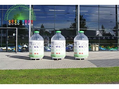 Customized Inflatable bespoke medicine bottles