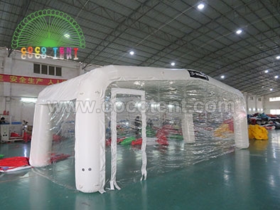 Clear Air Sealed PVC Tent Inflatable Building as Temporary Air Structure