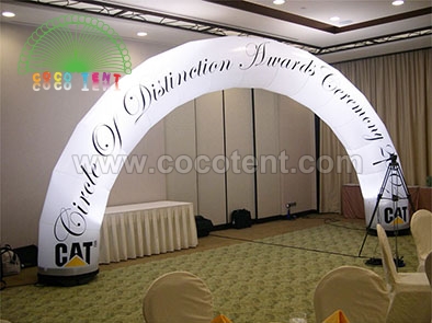 White Inflatable Led Lighting Wedding Arch