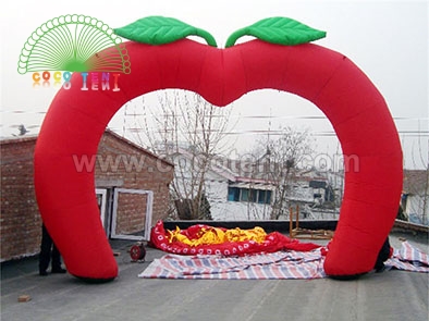 Inflatable wedding party archway heart shape arch