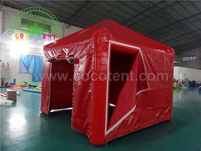 Inflatable Sealed Tent with Movable Velcro Wall