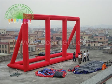 Inflatable advertising board, Red Billboard Shelf Frame Without Banner