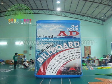 Advertising airtight water floating inflatable billboard
