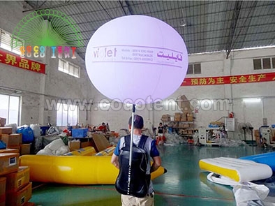 Inflatable Advertising Led Lighting Backpack Balloon