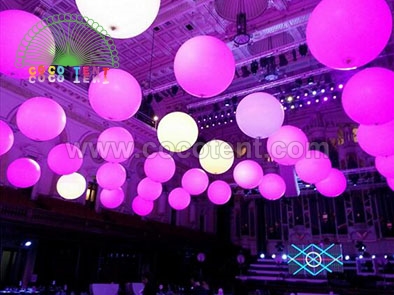 LED Helium Hang Balloon Inflatable Crowd Party Balls