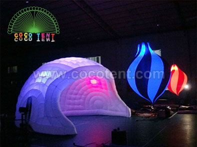 Inflatbale Led Lighting Stage Decoration Shell Tent