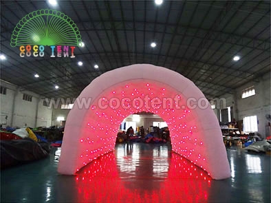 Inflatable Tunnel with led lighting for stage decoration