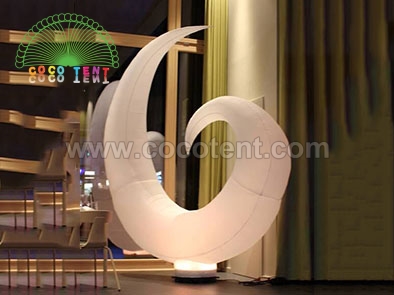Custom Inflatable Shape Lighting Decoration for hotel courtyard bar