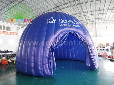 Blue 6m Dome Tent for Trade Show