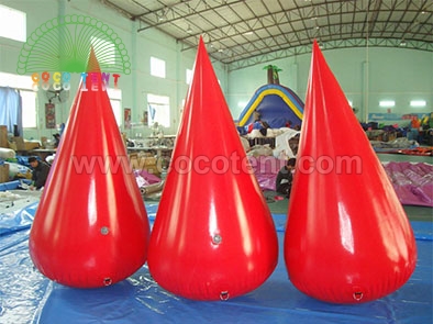 Whole sale Inflatable Cone Buoy Water divider Barrier for ocean lake pool