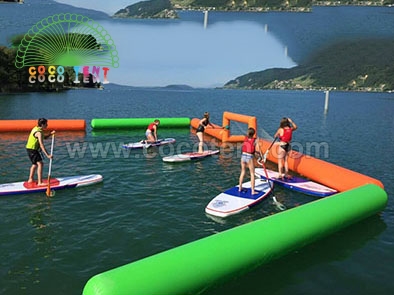 Inflatable Long Tube Water Buoy Barrier for ocean water park games