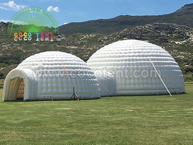 Outdoor Shelter Large Lawn Dome Tent Air Wall Building