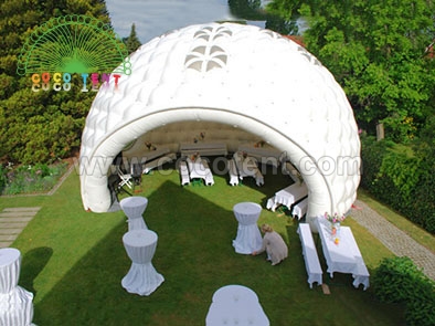 White Inflatable Event Domes Party Tent with Windows