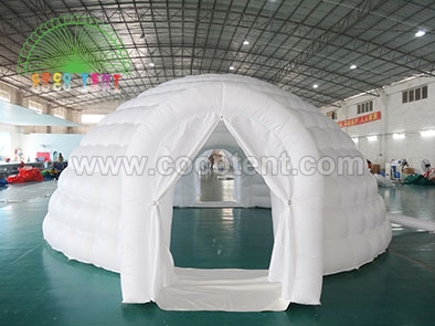 White Air Blower Igloo Party Dome Tent