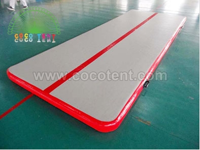 Giant Red Inflatable Air Track Inflatable Air Gym Mat For Sale