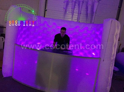 PVC Oxford Cool Portable Inflatable DJ Booth