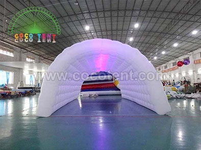 White Inflatable Lighting Tunnel