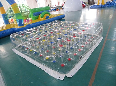 Inflatable Clear Square Air Track Gym Mat