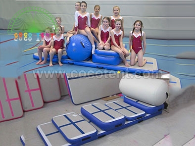 Inflatable Gym Mat Roller Home Training 5pcs Air Tumbling Track Gymnastics