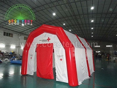 Emergency Inflatable Medical Tent Red Cross Tent