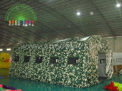Camouflage Inflatable Emergency Military Tent