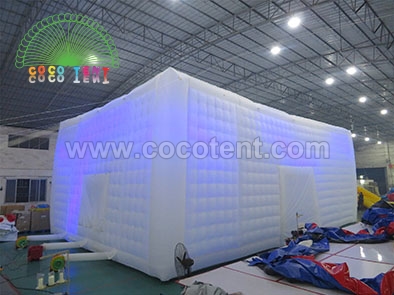 Giant Led Lighting Inflatable Cube Tent Outdoor Inflatable Party Tent