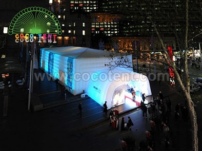 Inflatable Cube Party Tent with Arch Entrance