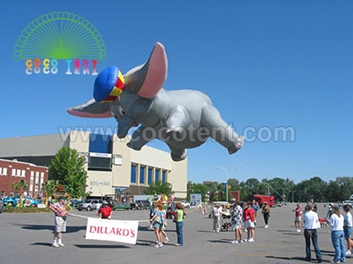 Inflatable Flying Elephant Helium Parade Balloon