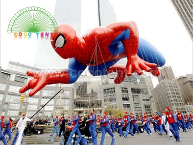 Advertising Inflatable spider man parade helium balloon