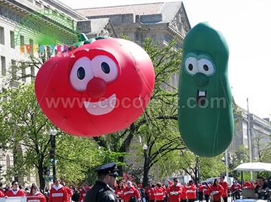 Veggies Cherry Blossom Veggie Tales Parade Balloons Christian Characters