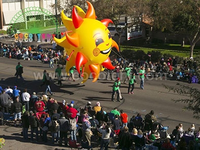 Advertising inflatable sunflower artificial flower for parade