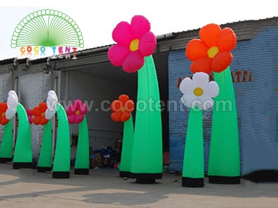 Advertising custom sunflower inflatable flower for Valentine