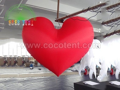 Red Inflatable Heart Ballon For Valentine