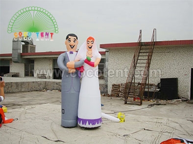 Inflatable Husband and Wife Couples Statue Balloon for Valentine