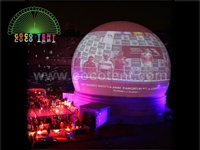 360 Fulldome Inflatable Mobile Planetarium Dome Tent For Projection Showing