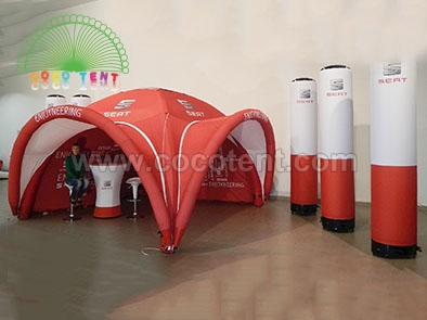 Red Inflatable X-Gloo Tent for Exhibition